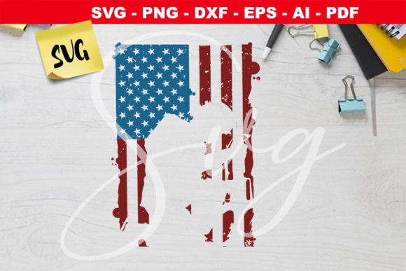 American Flag Soldier Silhouette Graphics for Crafts