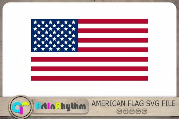 American Flag SVG Graphic — Crafts & Graphics