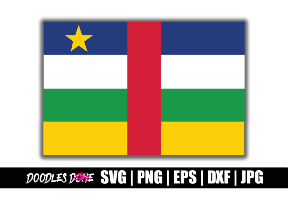 Central African Republic Flag SVG: Graphics for Crafts & Real Projects