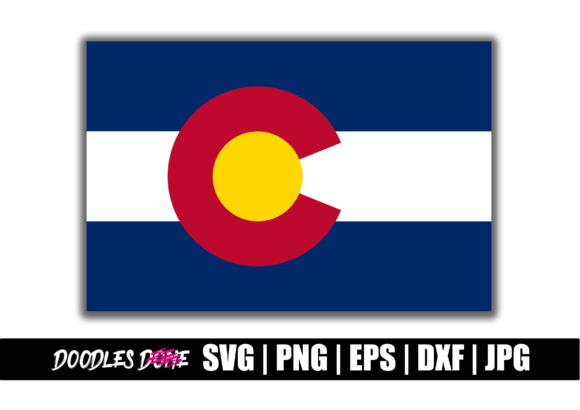 Colorado State Flag SVG: Graphics for Crafts & Content
