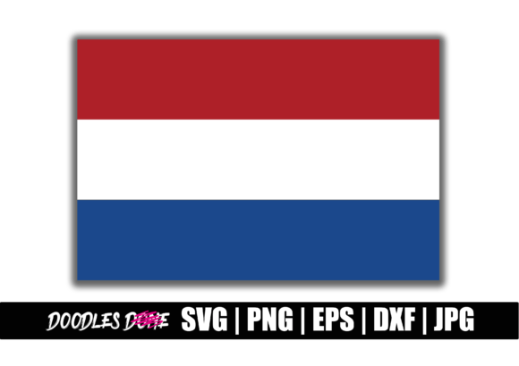 Netherland Flag SVG: Graphics for Crafts & Local Branding
