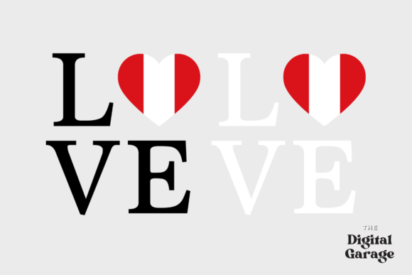 Peru Flag, Love Peru, SVG PNG for Graphics and Crafts