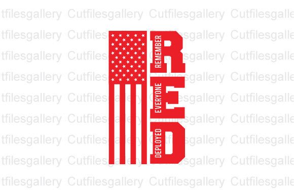 Red Flag SVG, Red Friday SVG for Crafts and Graphics
