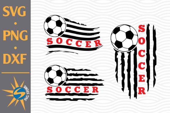 Soccer US Flag: Graphics for Crafts & Brand Projects
