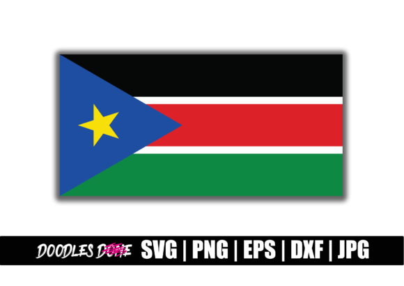 South Sudan Flag SVG: Graphics & Crafts for Real Publishing