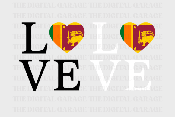 Sri Lanka Flag Graphics for Crafts & Design Projects