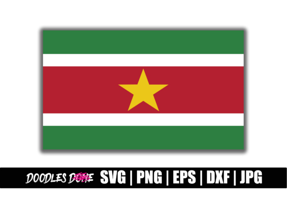 Suriname Flag SVG: Graphics for Crafts & Content Publishing