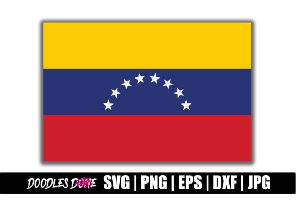 Venezuela Flag SVG: Graphics & Crafts Design Asset