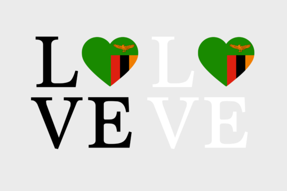 Zambia Flag, Love Zambia SVG PNG